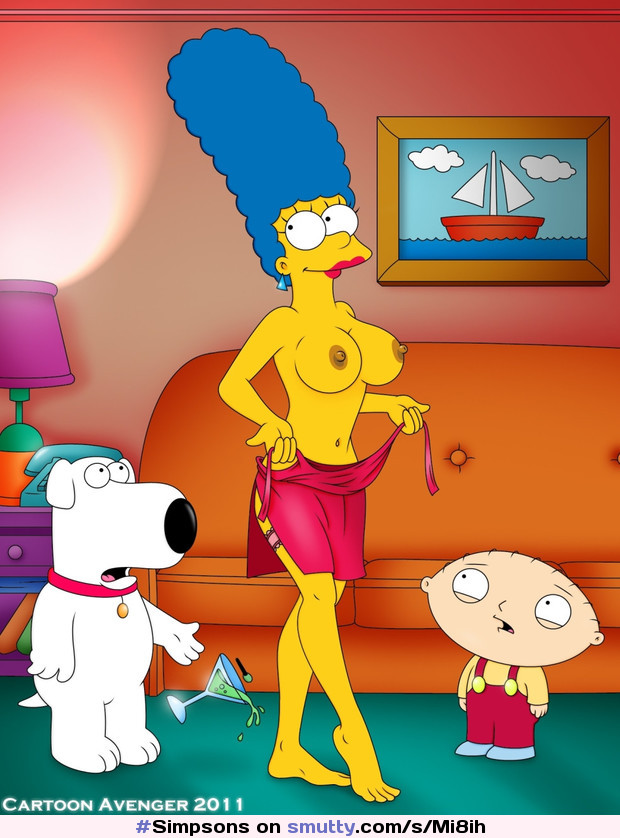 adult comic cartoon jokes and explicit caricatures with Futurama Simpsons