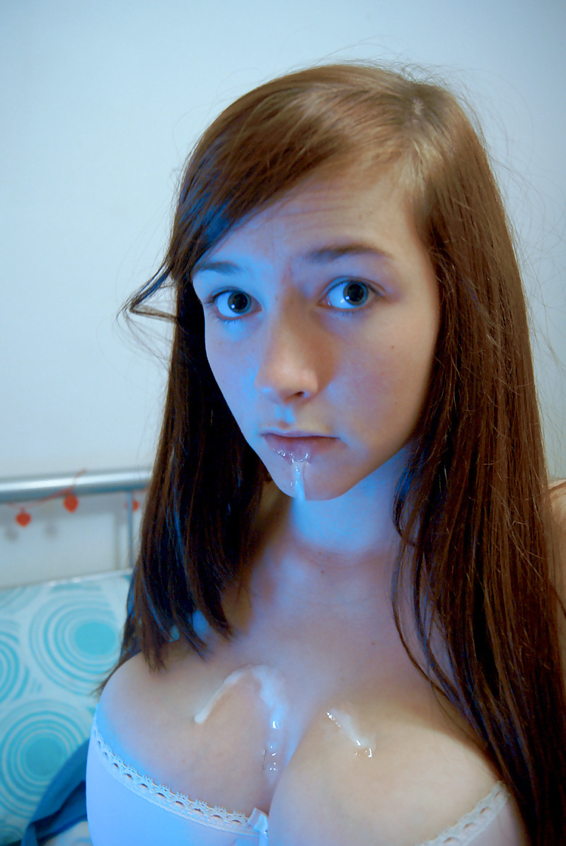 horny teen squirts all over the place